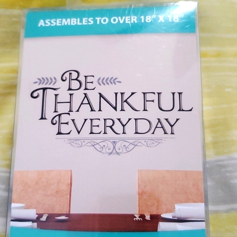 🍄"BE THANKFUL EVERYDAY" DECAL